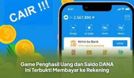 Game penghasil saldo DANA gratis di ponsel pintar 2026.