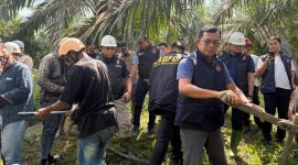 Foto: Tim dari Bareskrim Polri turun tangan mengecek penyebab listrik padam di sebagian Sumatera (dok. Istimewa)