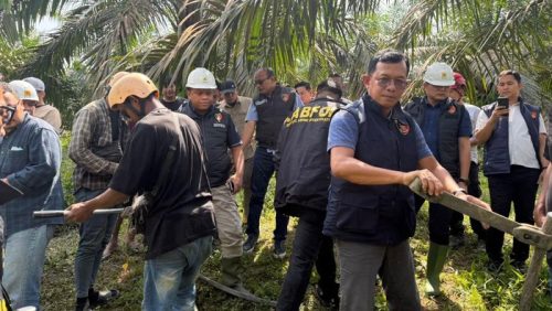 Foto: Tim dari Bareskrim Polri turun tangan mengecek penyebab listrik padam di sebagian Sumatera (dok. Istimewa)