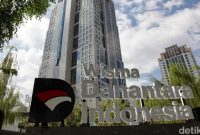 Tampak gedung Wisma Danantara Indonesia di Jakarta yang menjadi simbol pengelolaan investasi dan aset negara.(Ilustrasi.Foto: Andhika Prasetia/detikcom)