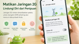 Ilustrasi pengaturan jaringan 2G di Android. Sumber: Google/Ilustrasi AI.