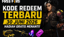 Ilustrasi kode redeem Free Fire 30 Juni 2026.