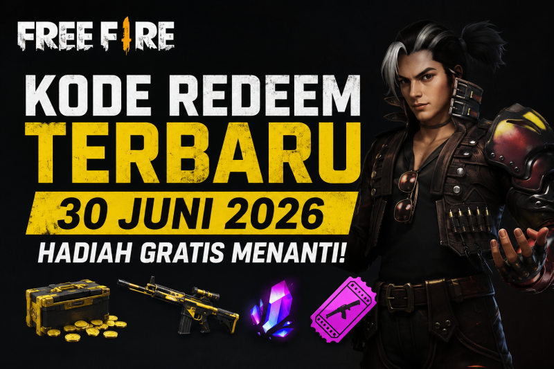 Ilustrasi kode redeem Free Fire 30 Juni 2026.