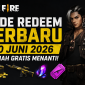 Ilustrasi kode redeem Free Fire 30 Juni 2026.