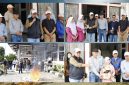 Wali Kota Sungai Penuh Alfin menyerahkan KTP-el kepada pelajar dan warga terdampak kebakaran di Disdukcapil Kota Sungai Penuh, Jumat (5/6).