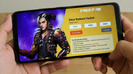 Ilustrasi permainan Free Fire dan fitur redeem hadiah. ( ist)