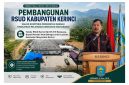 Bupati Monadi mengapresiasi rampungnya tender RSUD Kerinci Rp137,5 miliar untuk peningkatan pelayanan kesehatan masyarakat. ( Foto Kominfo)