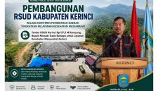 Bupati Monadi mengapresiasi rampungnya tender RSUD Kerinci Rp137,5 miliar untuk peningkatan pelayanan kesehatan masyarakat. ( Foto Kominfo)