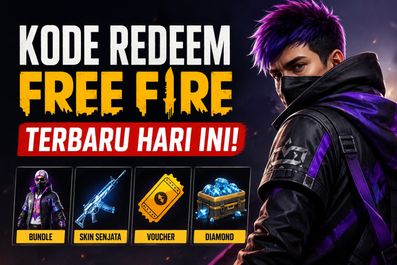 Ilustrasi kode redeem Free Fire terbaru. ( Foto Ai)
