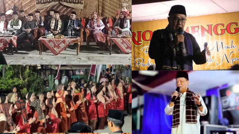 Wali Kota Alfin menghadiri Malam Seni Budaya Luhah Rio Temenggung menjelang Kenduri Sko Enam Luhah, Jumat (26/6/2026).