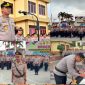 Kapolres Kerinci memimpin upacara sertijab dan Korps Raport kenaikan pangkat personel periode 1 Juli 2026.