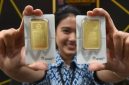 Ilustrasi emas batangan Antam. Harga emas Antam pada 7 Juni 2026 tercatat stabil.(Foto : ANTARA /Indrianto Eko Suwarso/Spt)