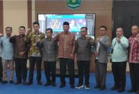 Wakil Wali Kota Sungai Penuh Azhar Hamzah mengikuti peluncuran Gerakan Indonesia ASRI yang dipimpin Presiden Prabowo Subianto secara virtual dalam rangka Hari Lingkungan Hidup Sedunia 2026 di Aula Kantor Wali Kota Sungai Penuh, Sabtu (6/6/2026).