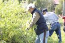 Alfin mengajak ASN membiasakan pilah sampah saat peringatan Hari Lingkungan Hidup Sedunia 2026. ( Foto Discominfo Sungai penuh)