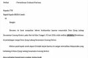Surat permohonan evakuasi harimau dari Pemerintah Desa Ujung Ladang kepada BKSDA Jambi.