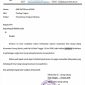 Surat permohonan evakuasi harimau dari Pemerintah Desa Ujung Ladang kepada BKSDA Jambi.