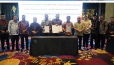 Wawako Sungai Penuh Azhar Hamzah menghadiri RUPS Luar Biasa Bank Jambi di Bandung, Senin (8/6/2026).