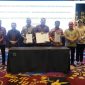 Wawako Sungai Penuh Azhar Hamzah menghadiri RUPS Luar Biasa Bank Jambi di Bandung, Senin (8/6/2026).