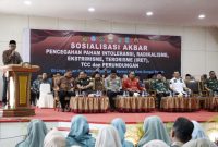 Wawako Azhar Hamzah mengajak pelajar menolak radikalisme dan perundungan, Kamis (18/6/2026).