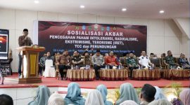 Wawako Azhar Hamzah mengajak pelajar menolak radikalisme dan perundungan, Kamis (18/6/2026).