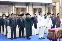 Wakil Wali Kota Sungai Penuh melantik puluhan pejabat ASN di lingkungan Pemkot Sungai Penuh, Kamis (18/6/2026) malam.