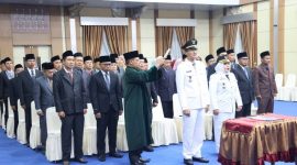 Wakil Wali Kota Sungai Penuh melantik puluhan pejabat ASN di lingkungan Pemkot Sungai Penuh, Kamis (18/6/2026) malam.