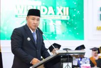 Wako Sungai Penuh Alfin menghadiri dan memberikan sambutan pada Wisuda XII IAIN Kerinci di Aula Digital Perpustakaan IAIN Kerinci, Kamis (18 Juni 2026).