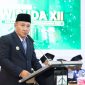Wako Sungai Penuh Alfin menghadiri dan memberikan sambutan pada Wisuda XII IAIN Kerinci di Aula Digital Perpustakaan IAIN Kerinci, Kamis (18 Juni 2026).