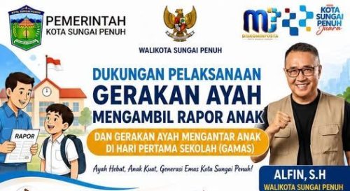 Pemkot Sungai Penuh gaungkan peran ayah dalam pendidikan. ( Foto Diskominfosta)
