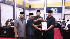 DPRD Kota Sungai Penuh menggelar Rapat Paripurna I Masa Persidangan III Tahun 2026 di ruang rapat utama DPRD, Jumat (26/6)