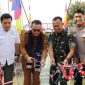Wako Alfin meresmikan Jembatan Perintis Garuda di Desa Mekar Jaya, Kecamatan Tanah Kampung, Senin (22/6/2026).
