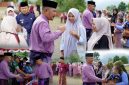 Bupati Kerinci Monadi memimpin Upacara Peringatan Hari Keluarga Nasional (Harganas) ke-33 Tahun 2026 di Lapangan Kantor Bupati Kerinci, Senin (29/6/2026).