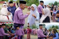 Bupati Kerinci Monadi memimpin Upacara Peringatan Hari Keluarga Nasional (Harganas) ke-33 Tahun 2026 di Lapangan Kantor Bupati Kerinci, Senin (29/6/2026).