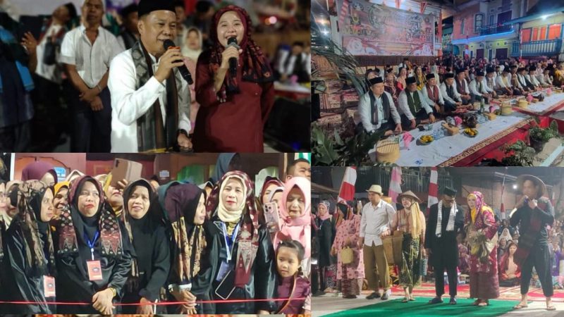 Sekda Alpian menghadiri Pergelaran Seni Tradisi Hang Lahaek menjelang Kenduri Sko Enam Luhah 2026 di Sungai Penuh.
