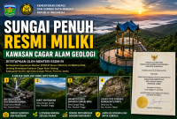 Empat situs geologi Sungai Penuh kini berstatus nasional.