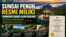 Empat situs geologi Sungai Penuh kini berstatus nasional.