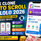 Ilustrasi penggunaan clone dan auto scroll pada aplikasi Melolo 2026. ( Foto AI)