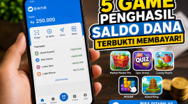 Ilustrasi game penghasil saldo DANA. (AI)