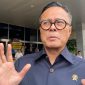 Kepala Badan Pengaturan BUMN Dony Oskaria menyampaikan rencana pengumuman petinggi PT Danantara Sumberdaya Indonesia (DSI) dalam konferensi pers di Jakarta.(Foto: Ilyas Fadilah/detikcom) 