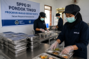 Ilustrasi dapur pengolahan makanan bergizi Program MBG. ( Foto AI)
