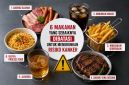 Ilustrasi makanan yang berpotensi meningkatkan risiko kanker. (Foto AI)