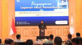 Ketua DPRD Kota Sungai Penuh mengapresiasi raihan Opini WTP ke-14 pada acara penyerahan LHP BPK RI Perwakilan Jambi.