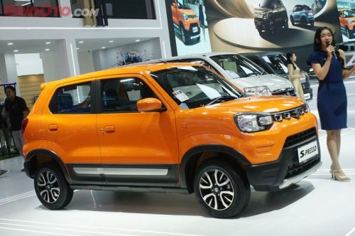 Suzuki S-Presso tampil dengan desain compact bergaya SUV yang stylish dan cocok untuk penggunaan harian di perkotaan.( Foto : Rayhan Haikal/gridoto.com)