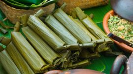 Ilustrasi lontong. Pixabay/dok
