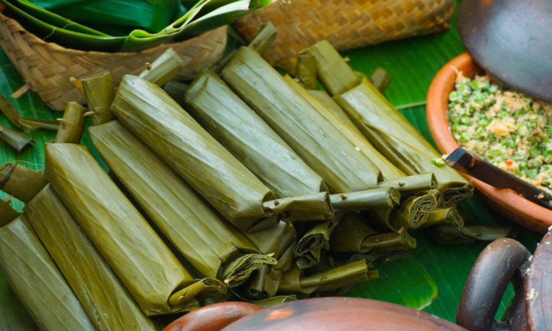 Ilustrasi lontong. Pixabay/dok