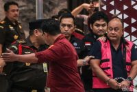 Dadan Hindayana ditahan Kejagung (Andhika Prasetia/detikFoto)