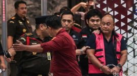 Dadan Hindayana ditahan Kejagung (Andhika Prasetia/detikFoto)