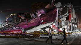 Kerusakan akibat gempa Filipina (Foto: REUTERS/Noel Celis)