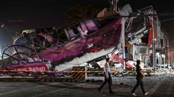 Kerusakan akibat gempa Filipina (Foto: REUTERS/Noel Celis)