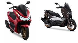 Honda PCX dan Yamaha Nmax. Foto: Dok. Honda-Yamaha